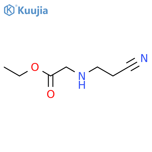 Ethyl 2-(2-cyanoethylamino)acetate structure