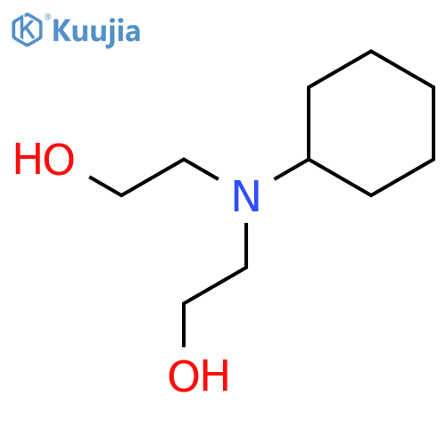 2,2'-(Cyclohexylimino)diethanol structure