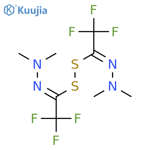 [(z)-n-(dimethylamino)-c-(trifluoromethyl)carbonimidoyl]sulfanyl (1z)-n-(dimethylamino)-2,2,2-trifluoroethanimidothioate structure