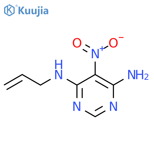 5-nitro-N4-(prop-2-en-1-yl)pyrimidine-4,6-diamine structure