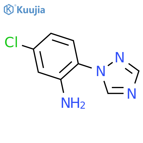 5-Chloro-2-(1H-1,2,4-triazol-1-yl)aniline structure