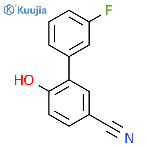 3'-Fluoro-6-hydroxybiphenyl-3-carbonitrile structure