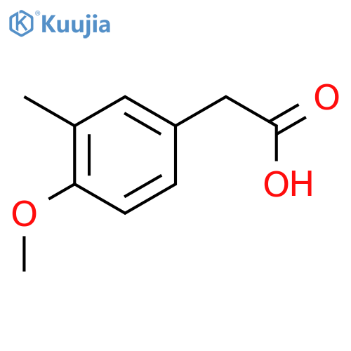 2-(4-methoxy-3-methylphenyl)acetic acid structure