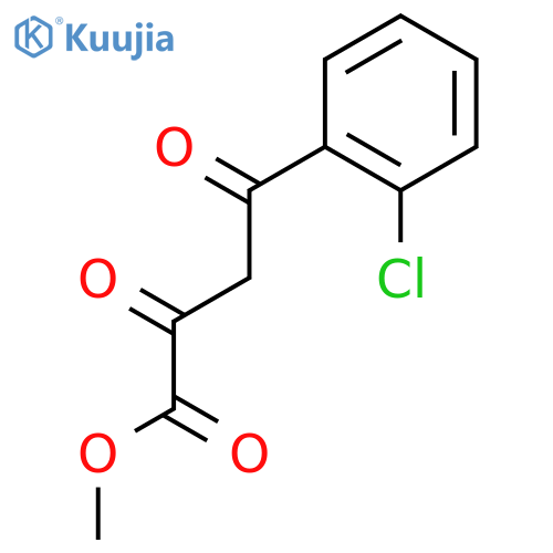 Methyl 4-(2-chlorophenyl)-2,4-dioxobutanoate structure