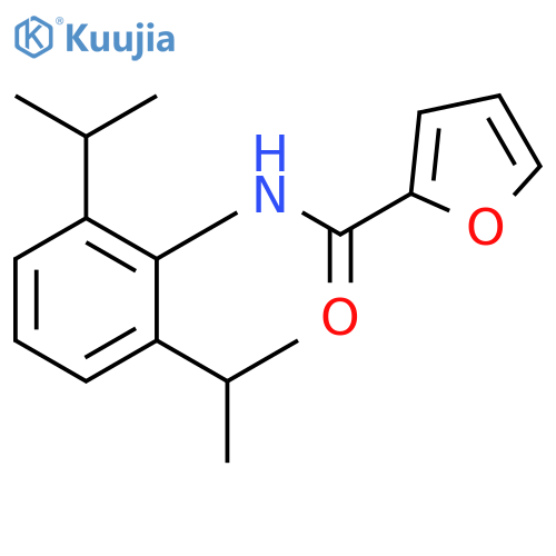 N-2,6-bis(propan-2-yl)phenylfuran-2-carboxamide structure