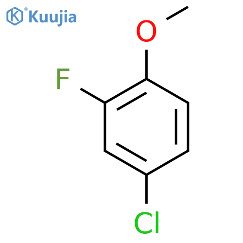 4-Chloro-2-fluoro-1-methoxy-benzene structure