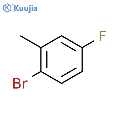 2-Bromo-5-fluorotoluene structure