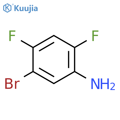5-Bromo-2,4-difluoroaniline structure