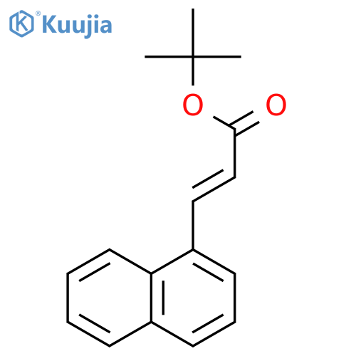 tert-butyl (2E)-3-(naphthalen-1-yl)prop-2-enoate structure