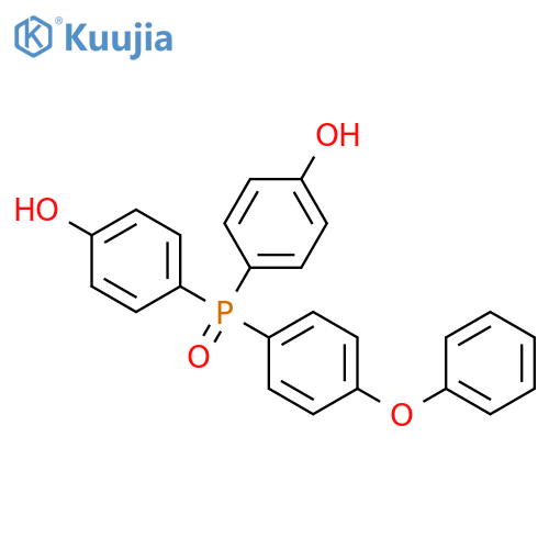 Phenol, 4,4'-[(4-phenoxyphenyl)phosphinylidene]bis- structure