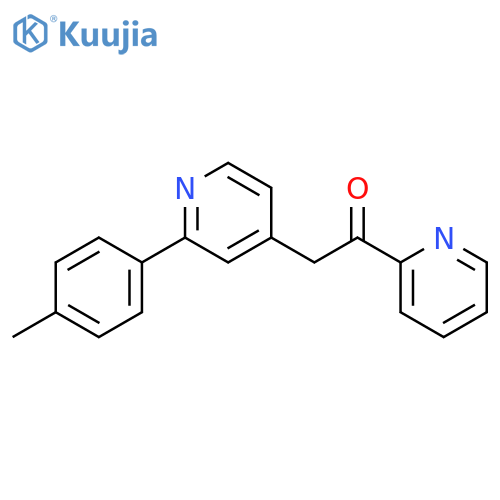 ETHANONE, 2-[2-(4-METHYLPHENYL)-4-PYRIDINYL]-1-(2-PYRIDINYL)- structure