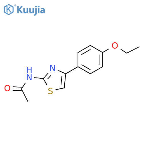 N-[4-(4-ethoxyphenyl)-1,3-thiazol-2-yl]acetamide structure