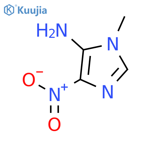 5-Amino-1-methyl-4-nitroimidazole structure