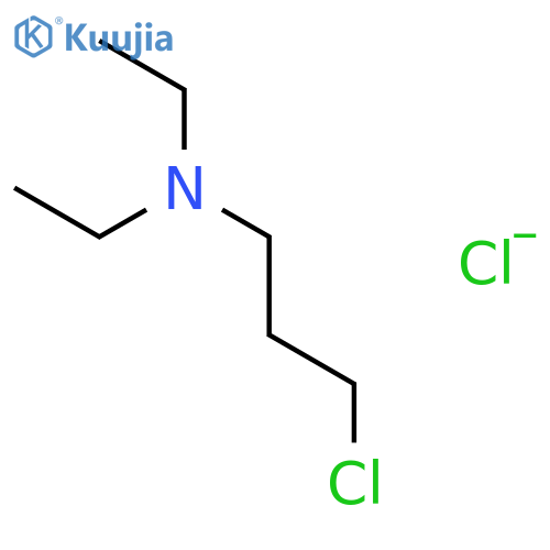 (3-chloropropyl)diethylamine hydrochloride structure