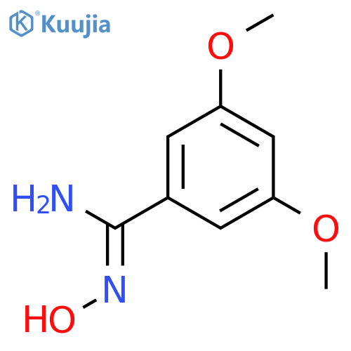 N'-Hydroxy-3,5-dimethoxybenzenecarboximidamide structure