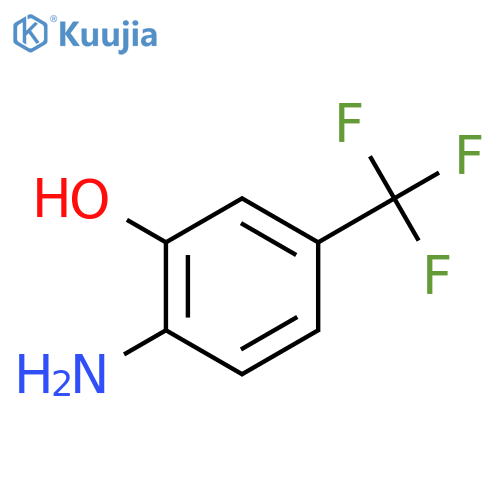 2-Amino-5-(trifluoromethyl)phenol structure