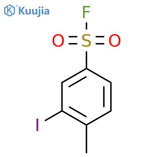 3-Iodo-4-methylbenzene-1-sulfonyl fluoride structure