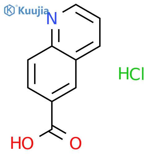 quinoline-6-carboxylic acid hydrochloride structure