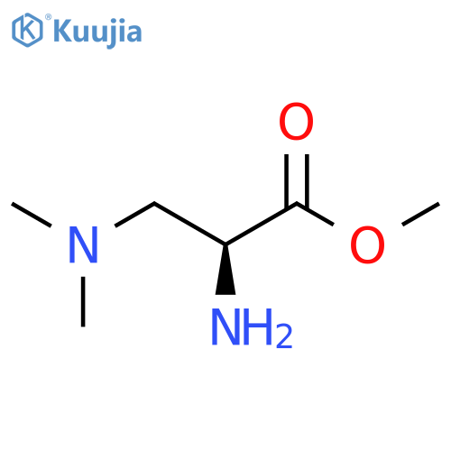 methyl (2S)-2-amino-3-(dimethylamino)propanoate structure