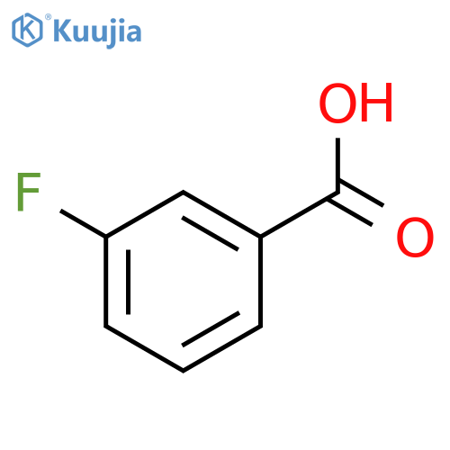 3-Fluorobenzoic acid structure