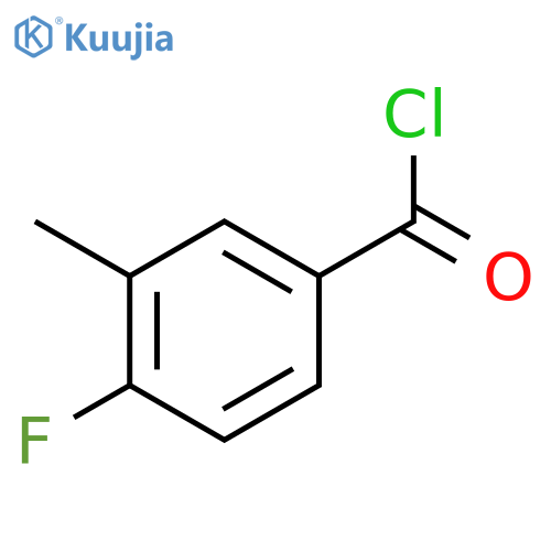 4-Fluoro-3-methylbenzoyl chloride structure