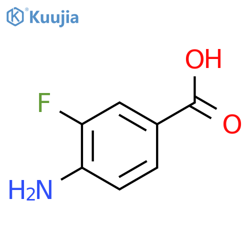 4-Amino-3-fluorobenzoic acid structure
