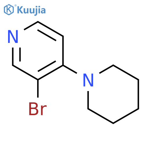 3-Bromo-4-(piperidin-1-yl)pyridine structure