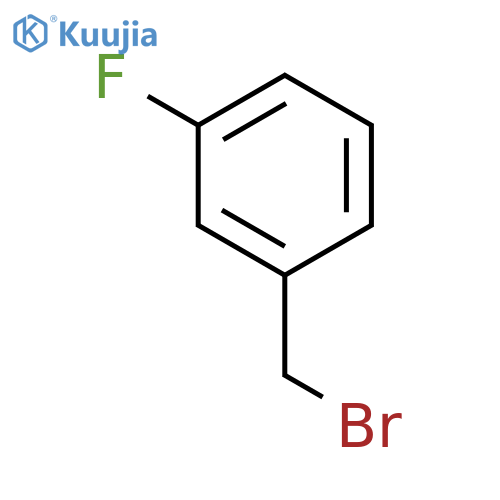 1-(bromomethyl)-3-fluorobenzene structure