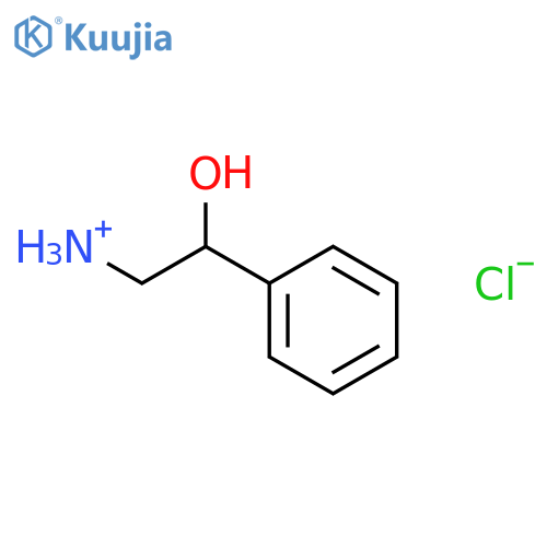 2-Amino-1-phenylethanol hydrochloride structure