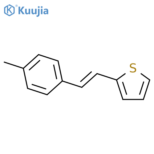 Thiophene, 2-[(1E)-2-(4-methylphenyl)ethenyl]- structure