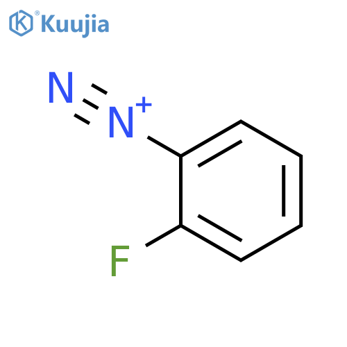 BENZENEDIAZONIUM, 2-FLUORO- structure