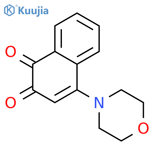 4-(morpholin-4-yl)naphthalene-1,2-dione structure