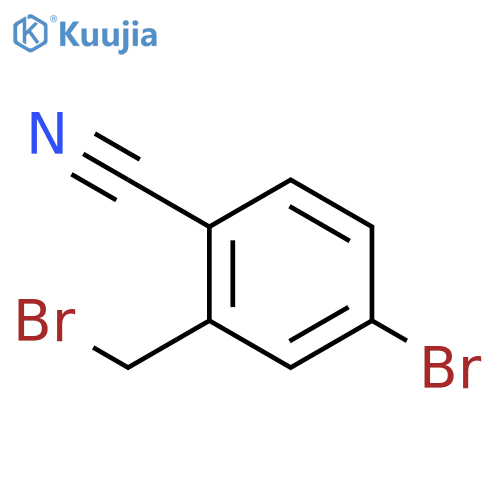 4-Bromo-2-bromomethyl-benzonitrile structure