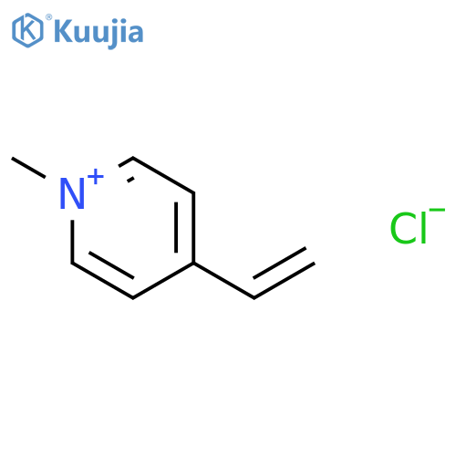 Pyridinium, 4-ethenyl-1-methyl-, chloride structure