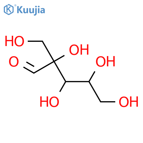 2-C-Hydroxymethyl-D-ribose structure
