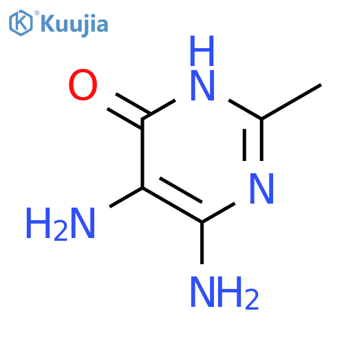5,6-Diamino-2-methylpyrimidin-4-ol structure