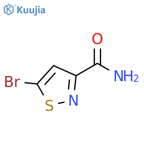5-bromo-1,2-thiazole-3-carboxamide structure
