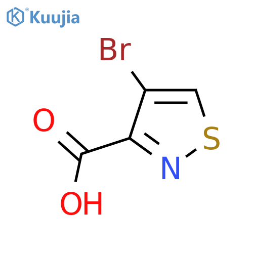4-Bromoisothiazole-3-carboxylic acid structure