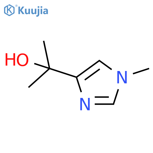 2-(1-methyl-1H-imidazol-4-yl)propan-2-ol structure
