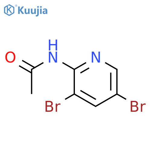 N-(3,5-dibromopyridin-2-yl)acetamide structure