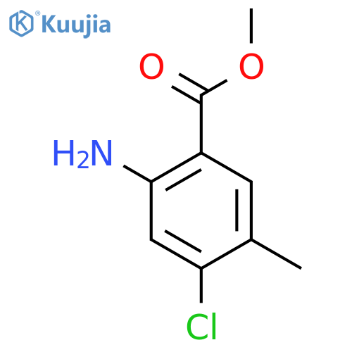 Methyl 2-amino-4-chloro-5-methylbenzoate structure