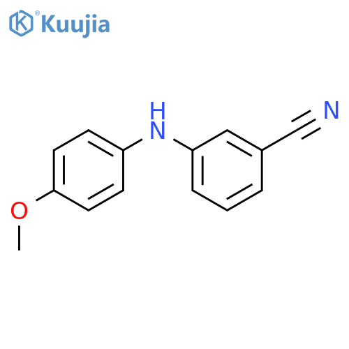 N-(3-Cyanophenyl)-N-(4-methoxyphenyl)amine structure