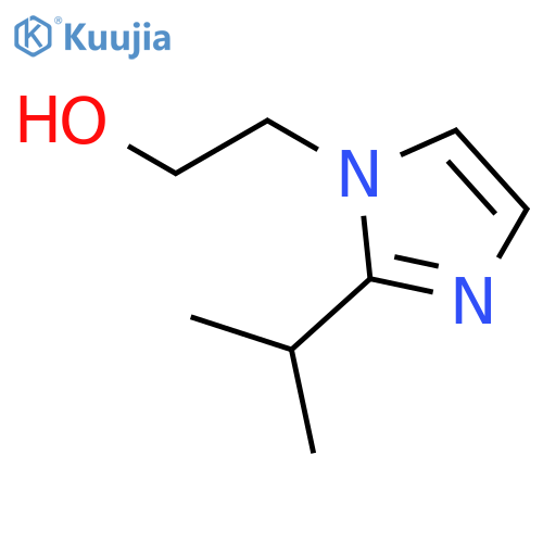 1H-IMIDAZOLE-1-ETHANOL, 2-(1-METHYLETHYL)- structure
