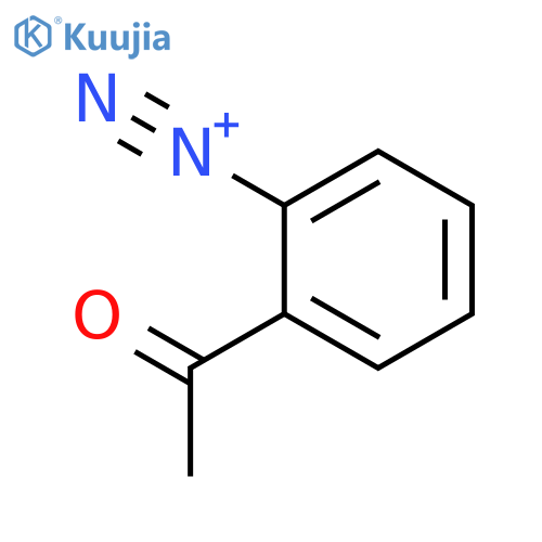 Benzenediazonium, 2-acetyl- structure