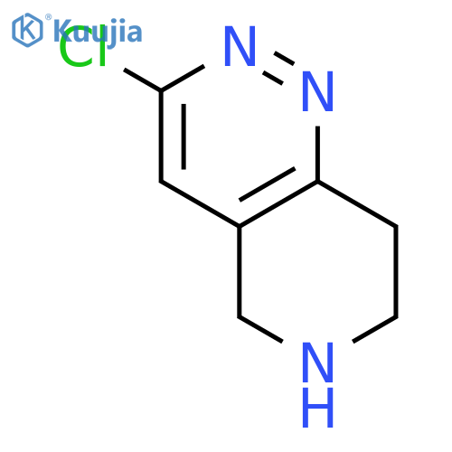 3-chloro-5H,6H,7H,8H-pyrido[4,3-c]pyridazine structure