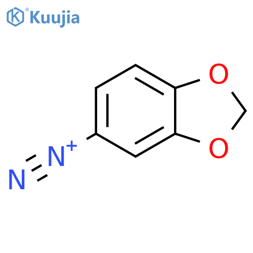 1,3-Benzodioxole-5-diazonium structure