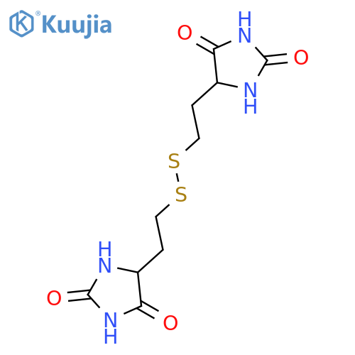 2,4-IMIDAZOLIDINEDIONE, 5,5'-(DITHIODI-2,1-ETHANEDIYL)BIS- structure