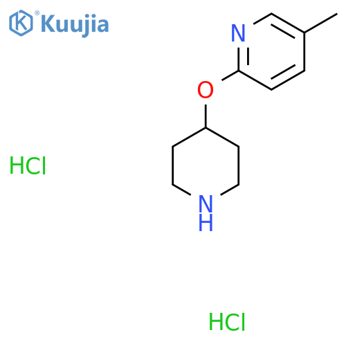 5-methyl-2-(piperidin-4-yloxy)pyridine structure