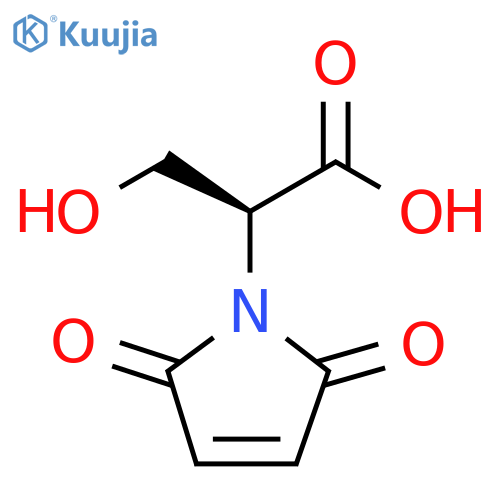 N-MALEONYL-(S)-SERINE structure