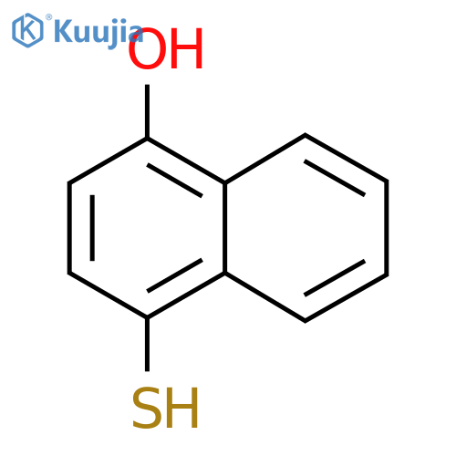 4-Sulfanylnaphthalen-1-ol structure
